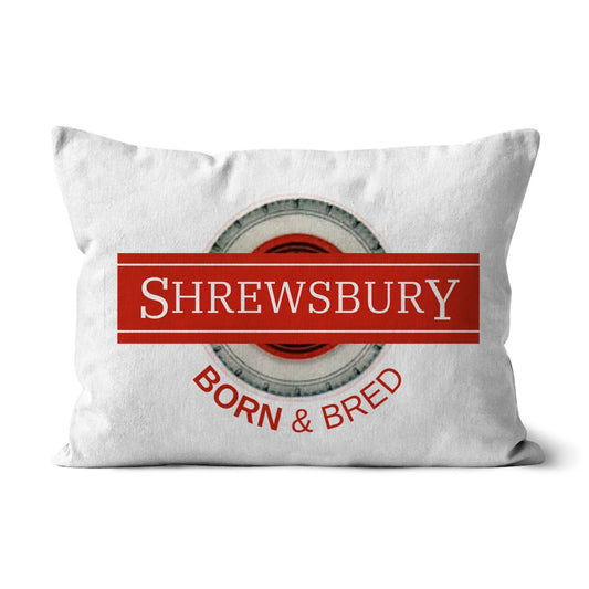 Shrewsbury BORN & BRED Cushion - Born, Bred & Buttered