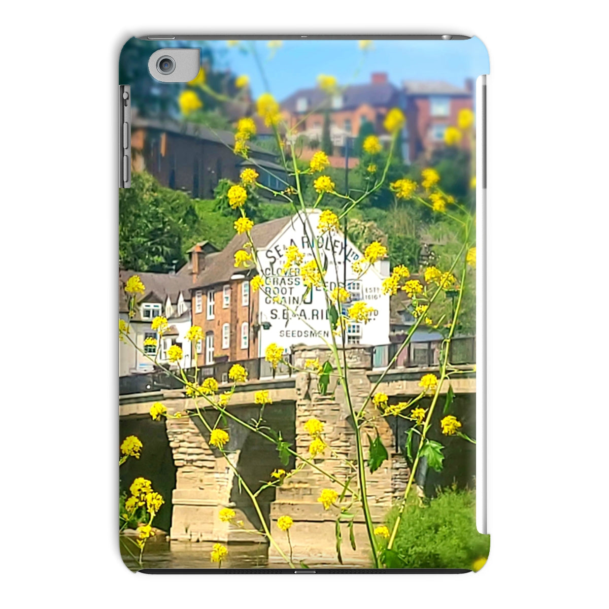 Bridgnorth from Severn Bridge Tablet Cases - Born, Bred & Buttered