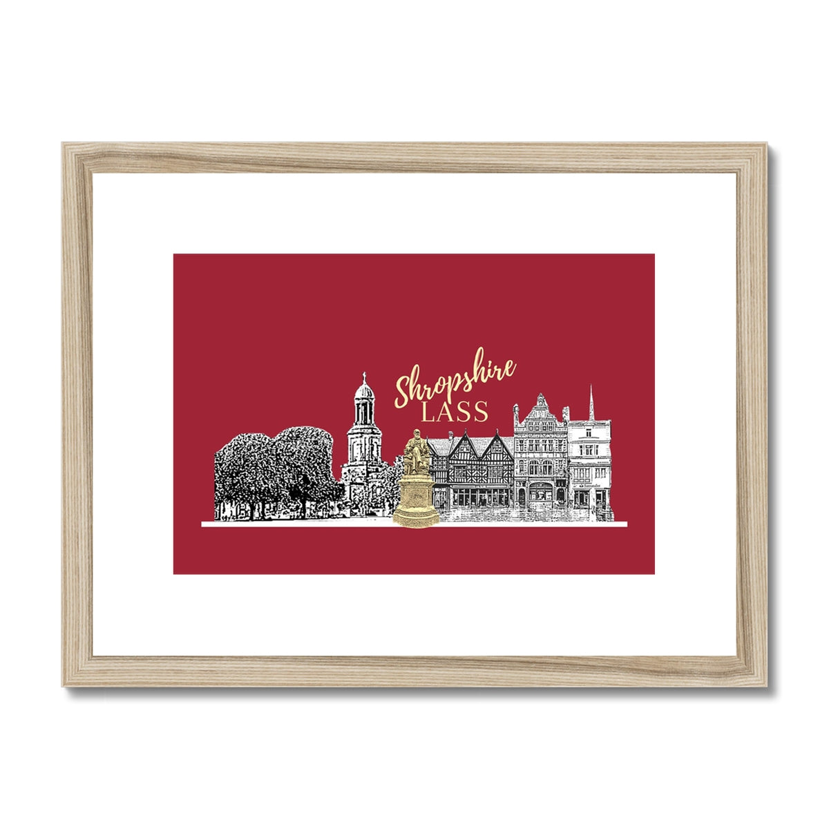 Shropshire Lass Framed & Mounted Print