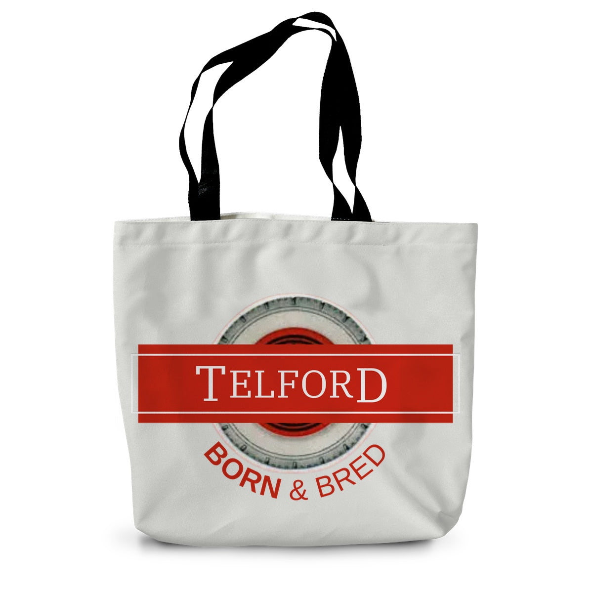 Telford BORN & BRED Canvas Tote Bag - Born, Bred & Buttered