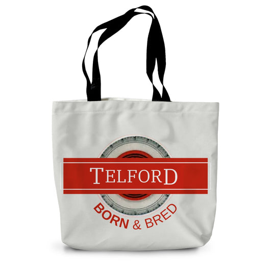 Telford BORN & BRED Canvas Tote Bag - Born, Bred & Buttered