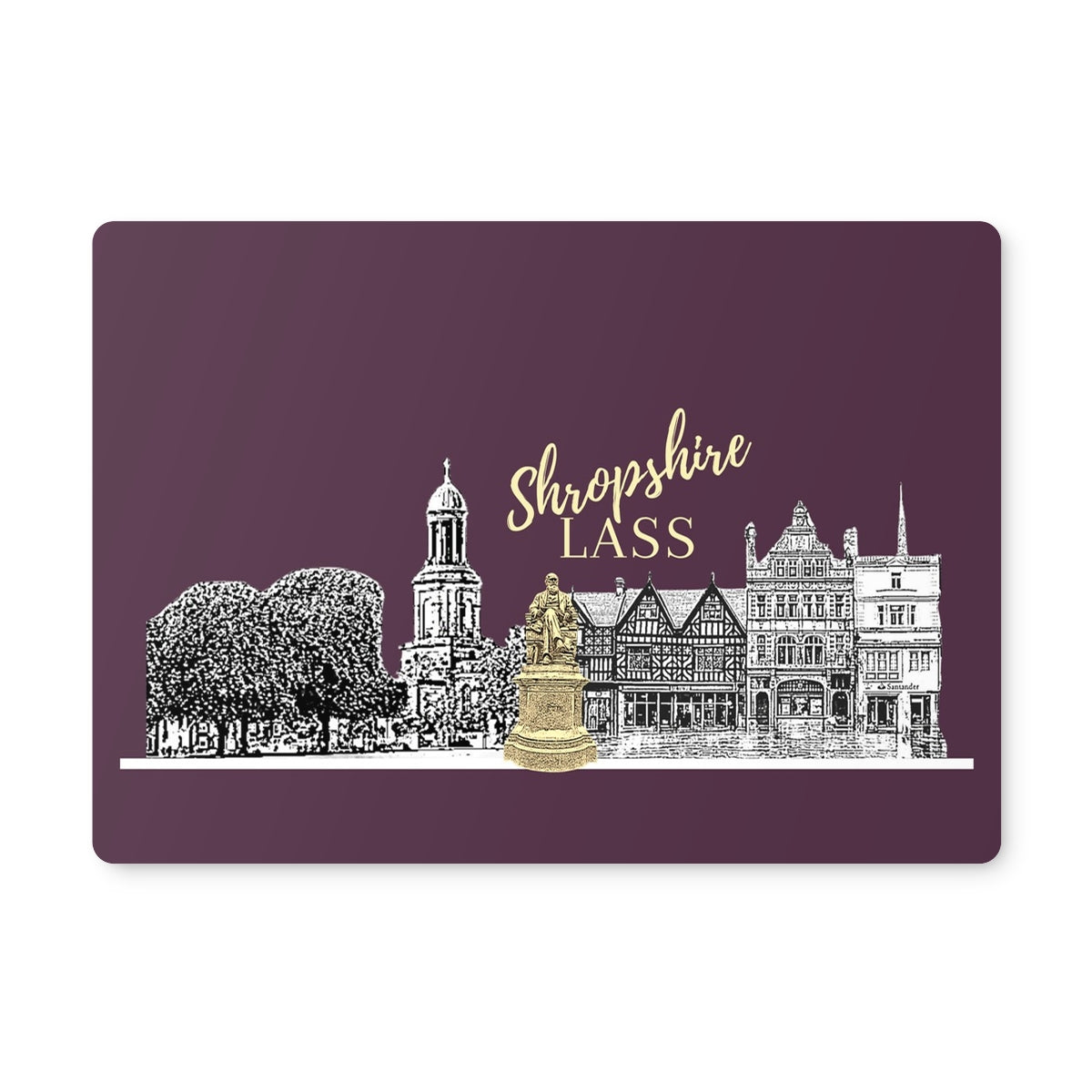 Shropshire Lass Egg Plant Placemat