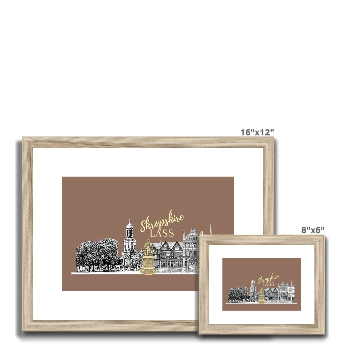 Shropshire Lass Stormfront Framed & Mounted Print