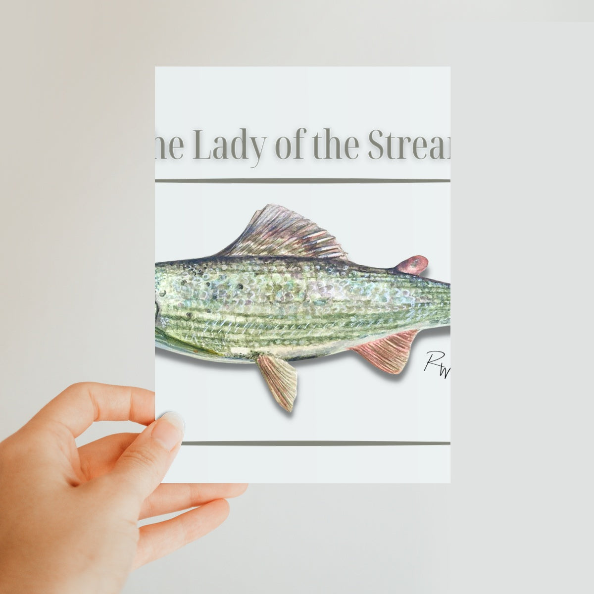 The Lady of the Stream Classic Postcard