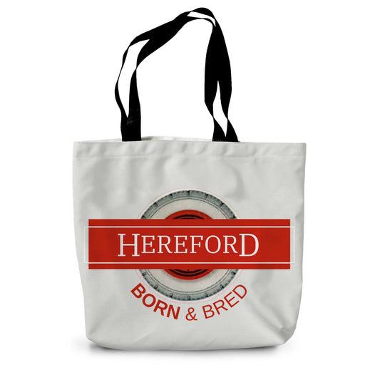 Hereford BORN & BRED Canvas Tote Bag - Born, Bred & Buttered