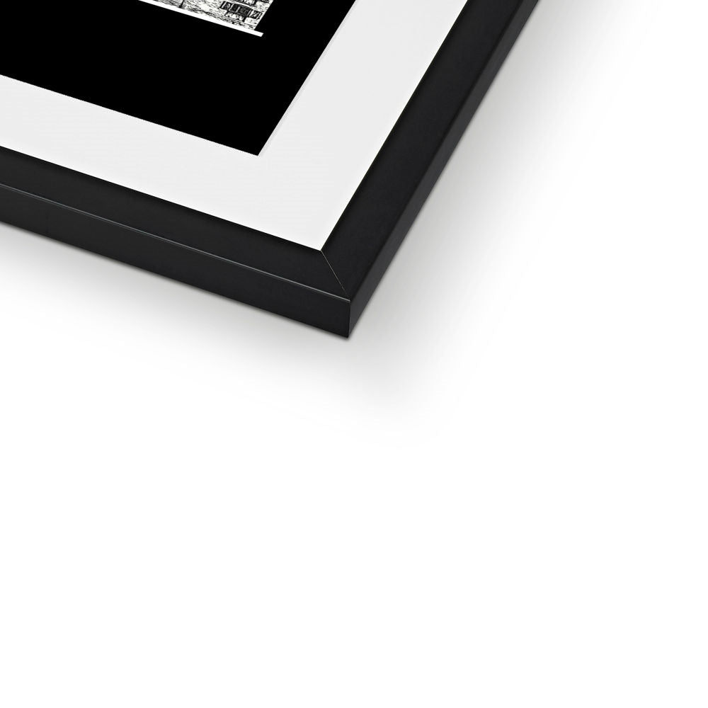 Black Country Yam Yam Coal Black Framed & Mounted Print