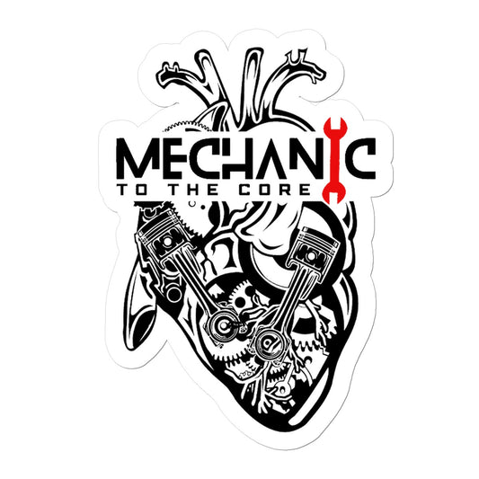 Mechanic to the Core Sticker - Born, Bred & Buttered