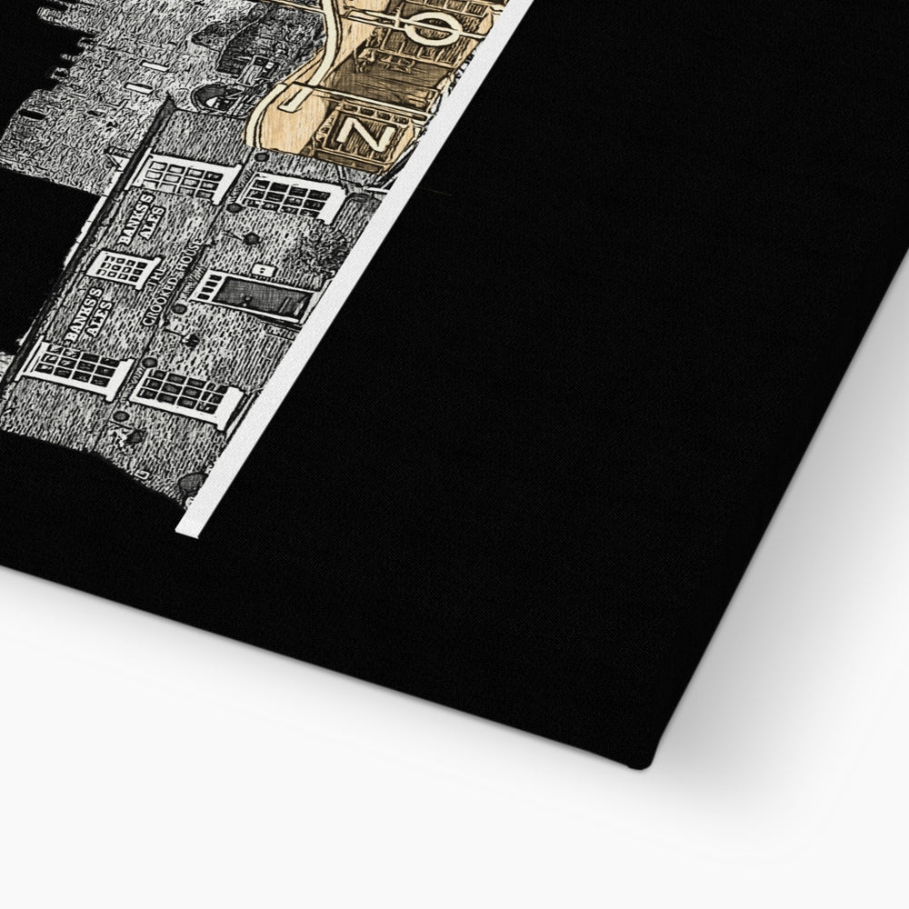 Black Country Yam Yam Coal Black Canvas
