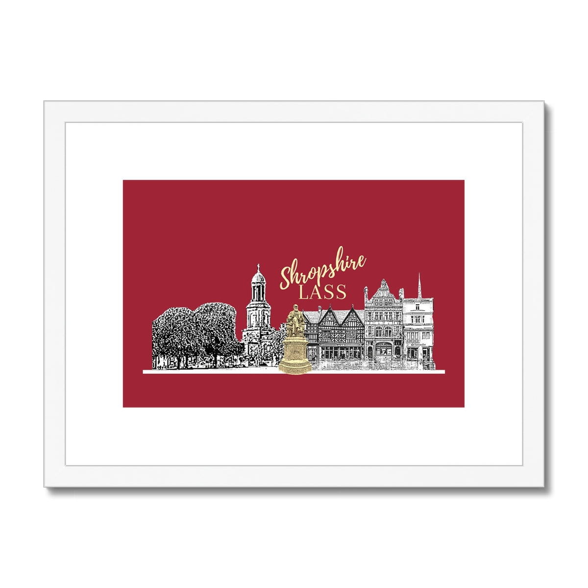 Shropshire Lass Framed & Mounted Print