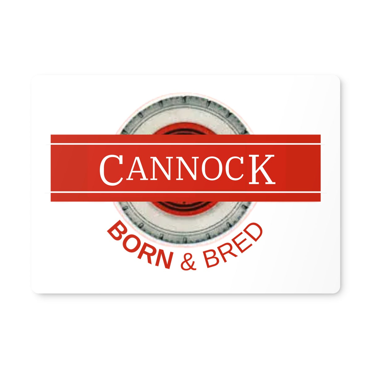 Cannock BORN & BRED Placemat - Born, Bred & Buttered