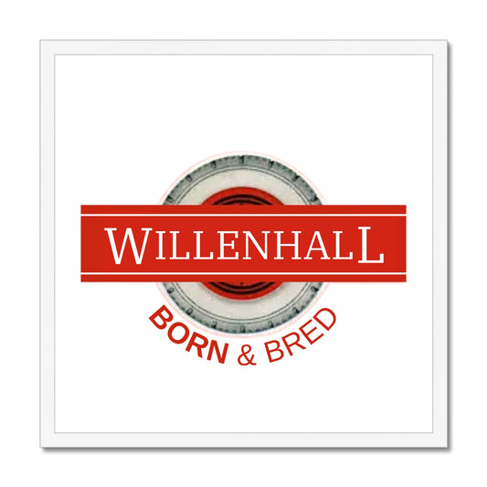 Willenhall BORN & BRED Budget Framed Poster - Born, Bred & Buttered