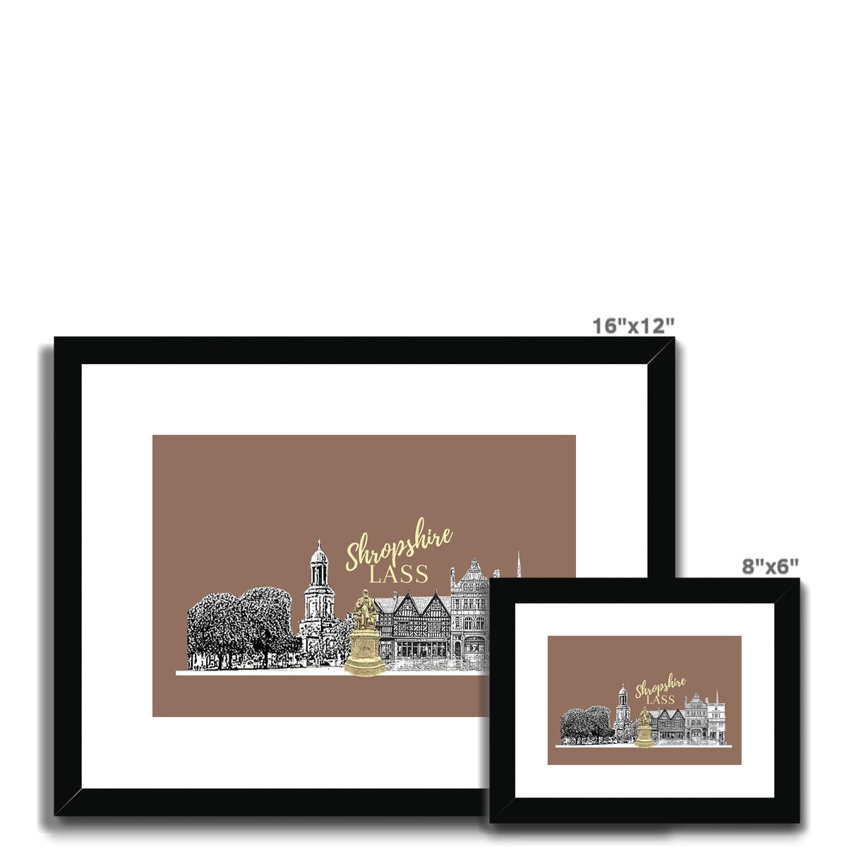 Shropshire Lass Stormfront Framed & Mounted Print