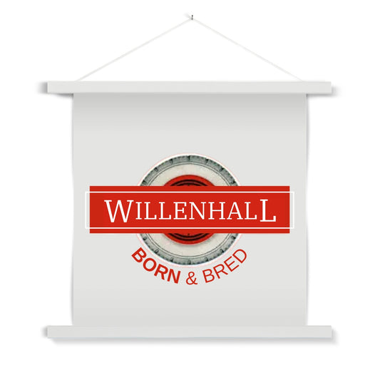 Willenhall BORN & BRED Fine Art Print with Hanger - Born, Bred & Buttered