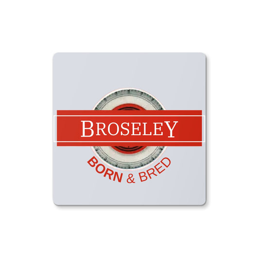 Broseley BORN & BRED Coaster - Born, Bred & Buttered