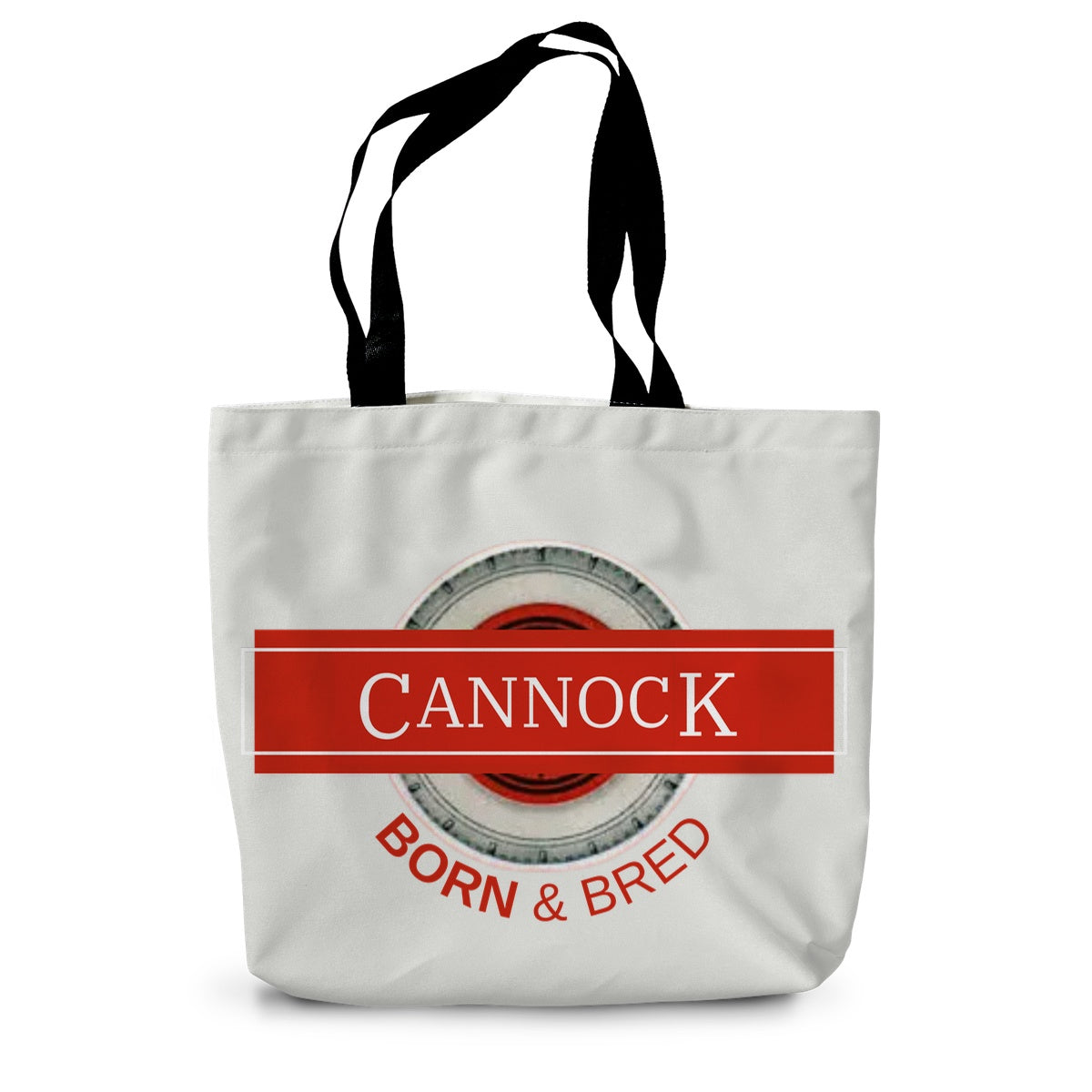 Cannock BORN & BRED Canvas Tote Bag - Born, Bred & Buttered