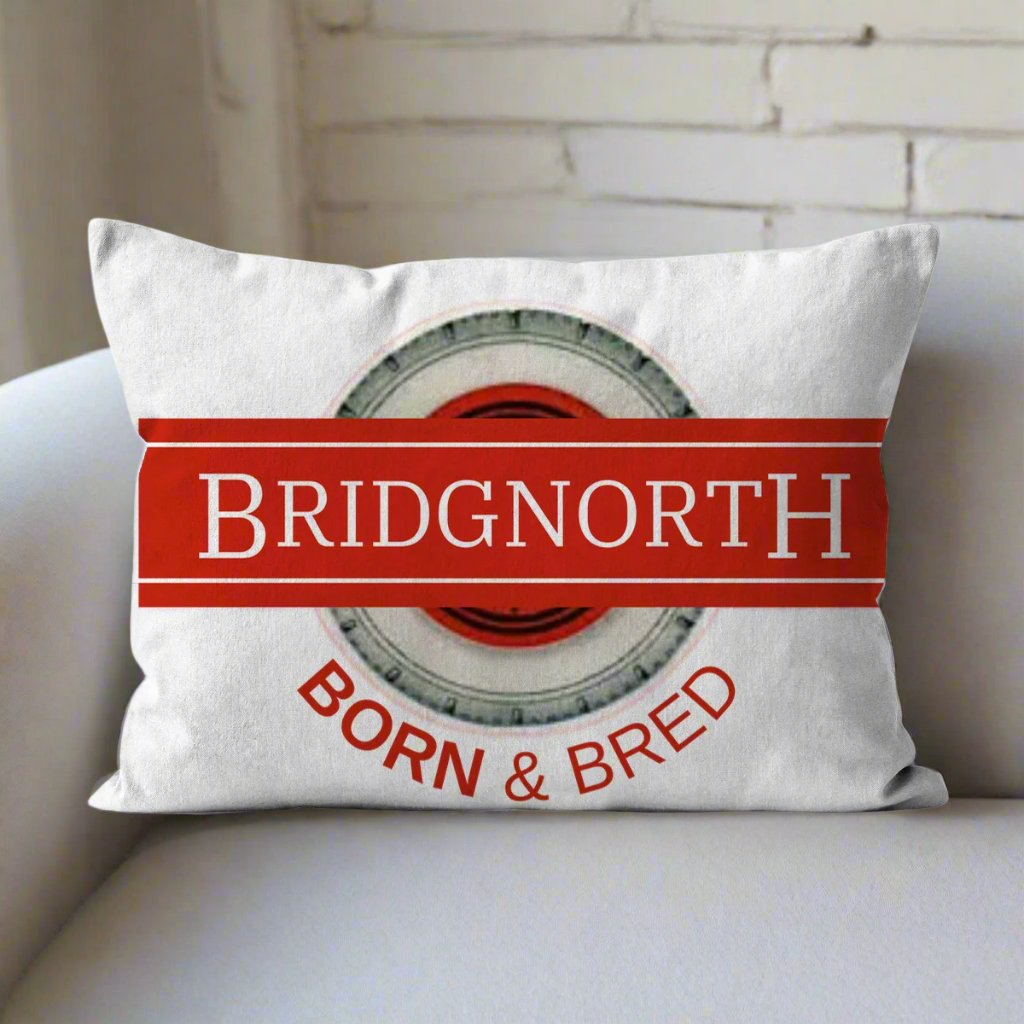 Bridgnorth BORN & BRED Cushion - Born, Bred & Buttered