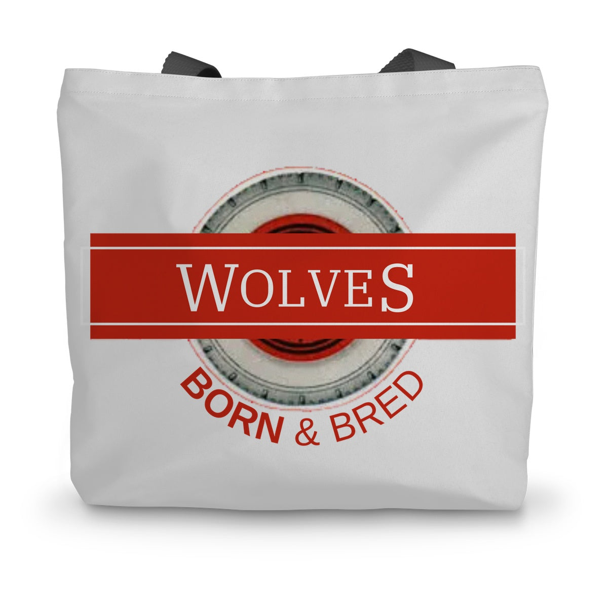 Wolves Born & Bred Canvas Tote Bag