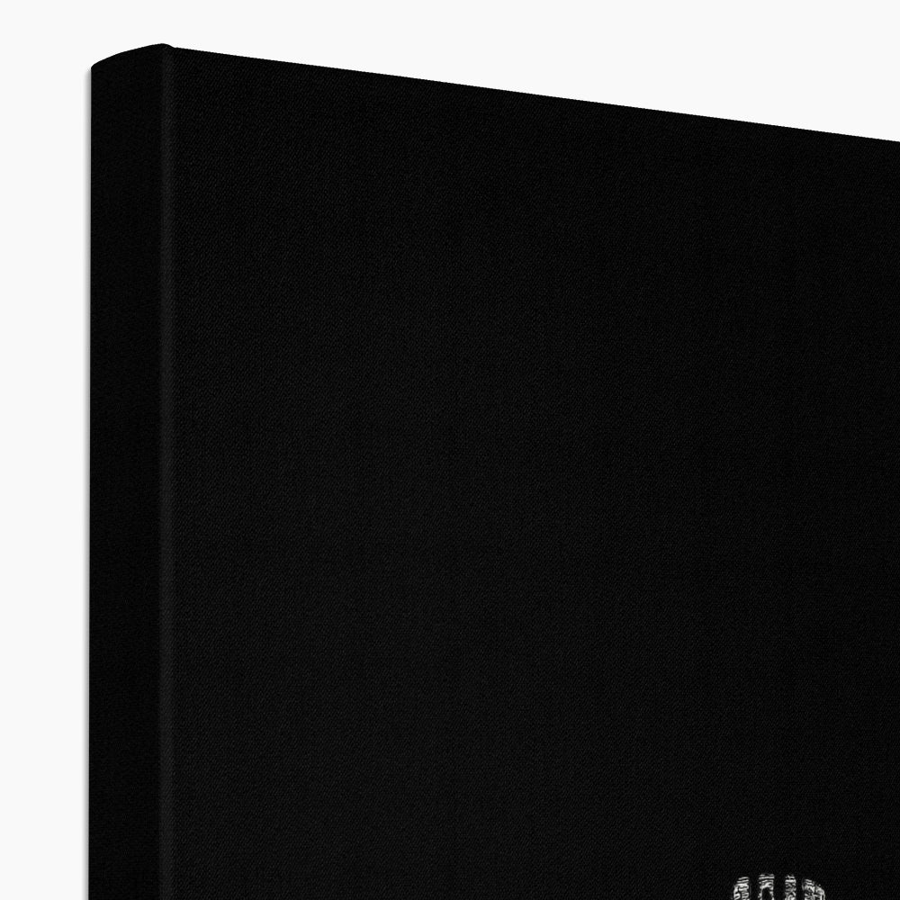 Black Country Yam Yam Coal Black Canvas