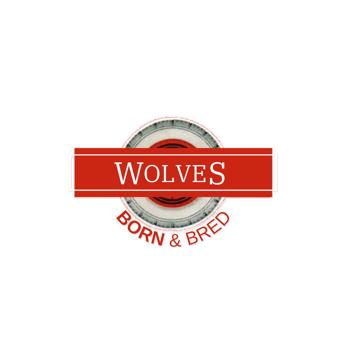 Wolves Born & Bred Temporary Tattoo