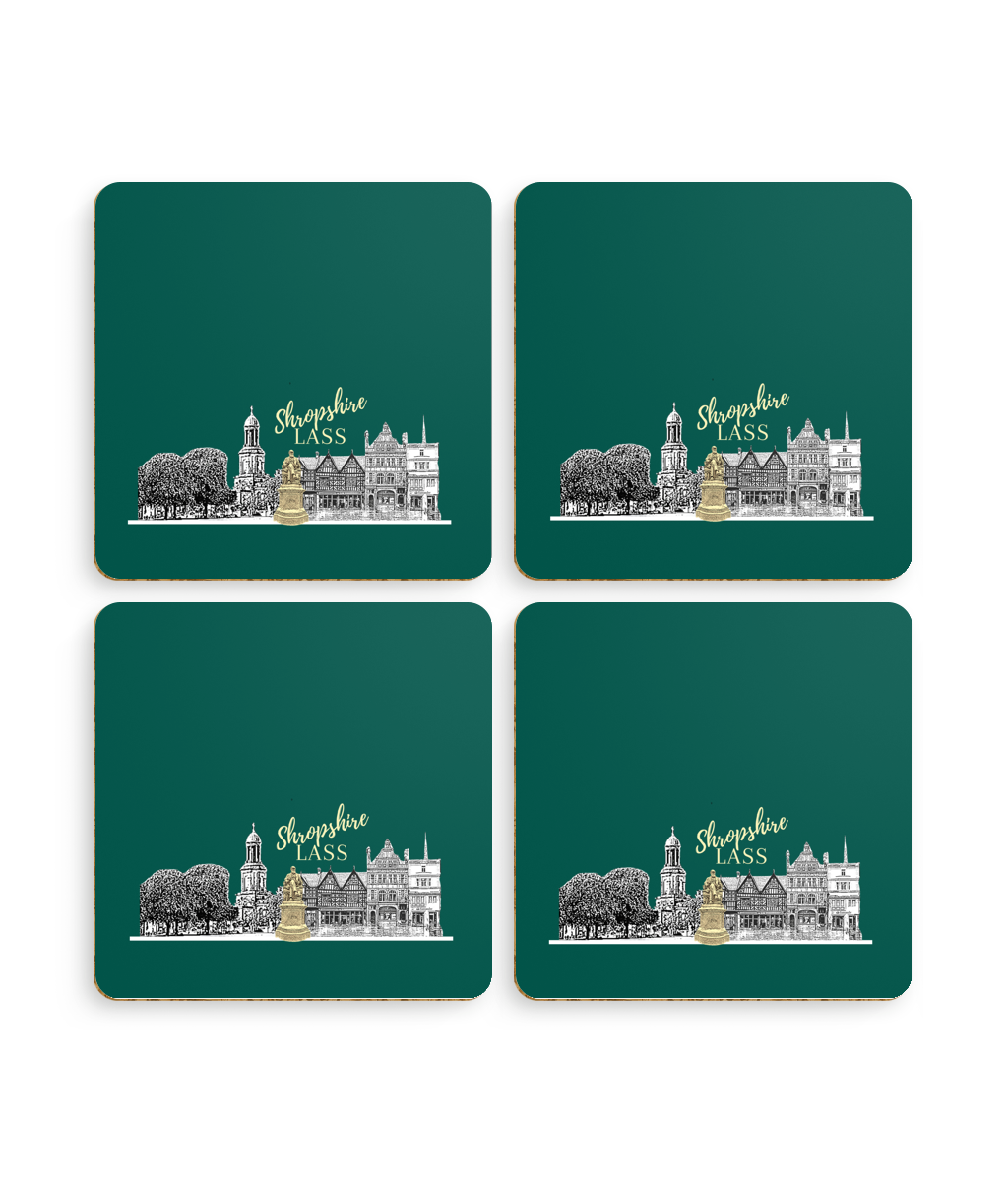Shropshire Lass Coaster 4 Pack