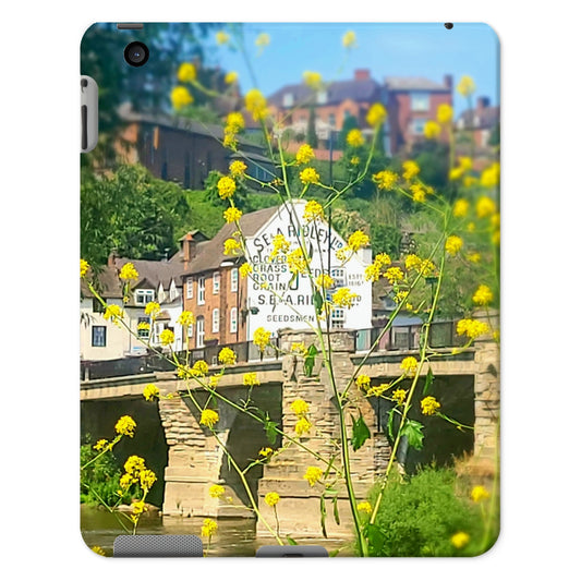 Bridgnorth from Severn Bridge Tablet Cases - Born, Bred & Buttered