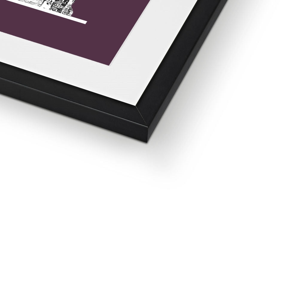 Shropshire Lass Egg Plant Framed & Mounted Print