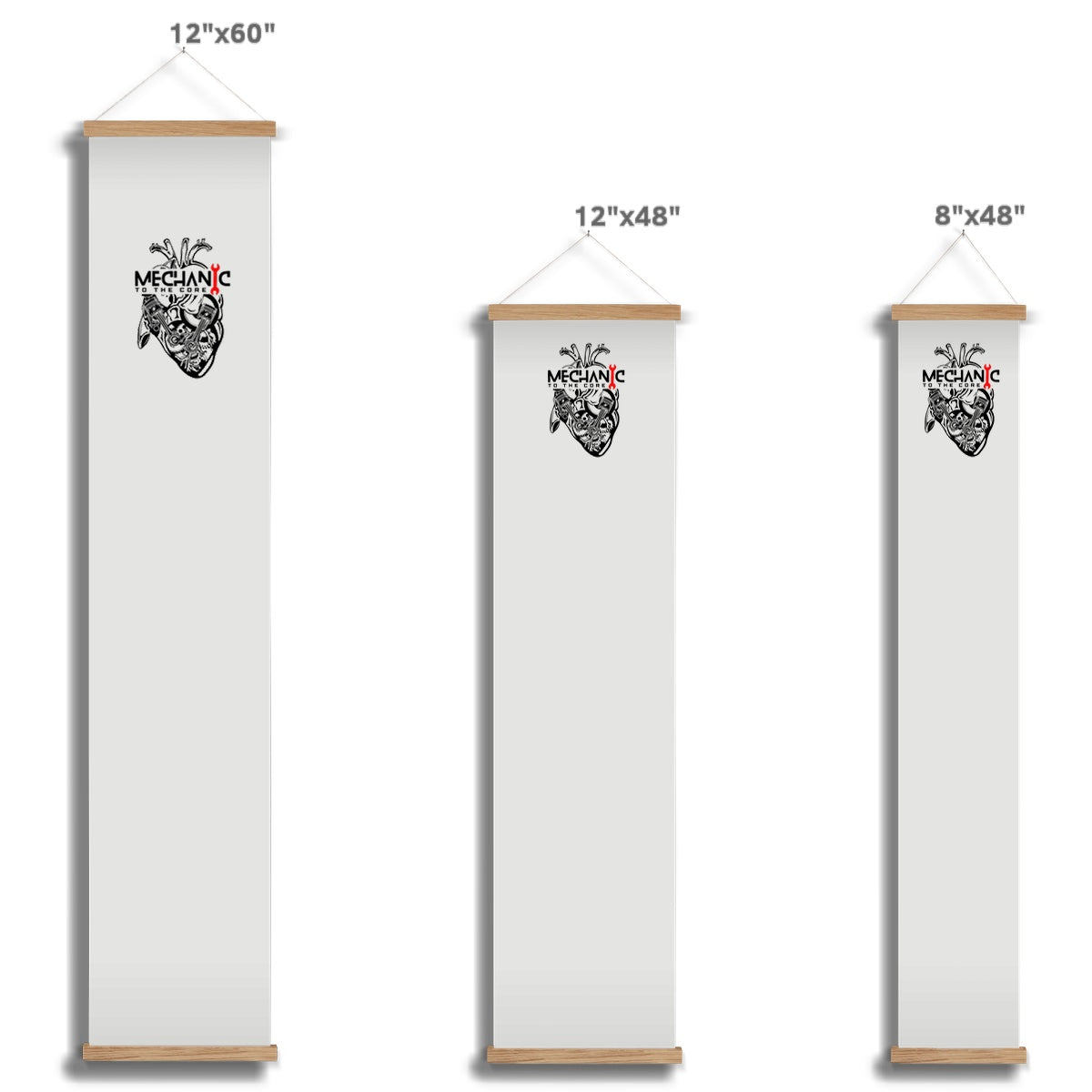 Mechanic to the Core Wall Height Chart - Born, Bred & Buttered