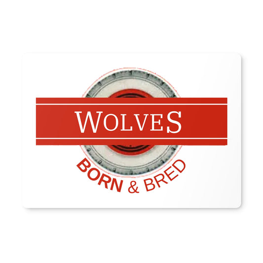 Wolves Born & Bred Placemat - Born, Bred & Buttered