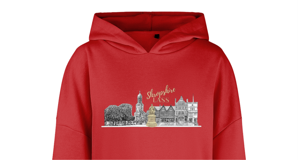 Women's Cropped Oversized Hoodie