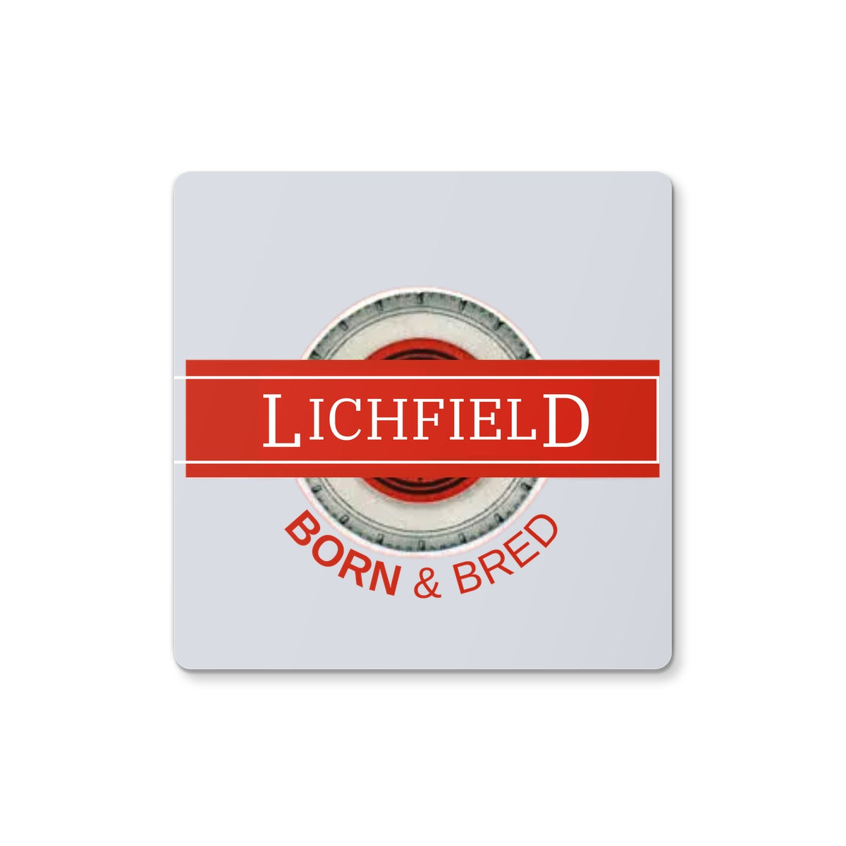 Lichfield BORN & BRED Coaster - Born, Bred & Buttered