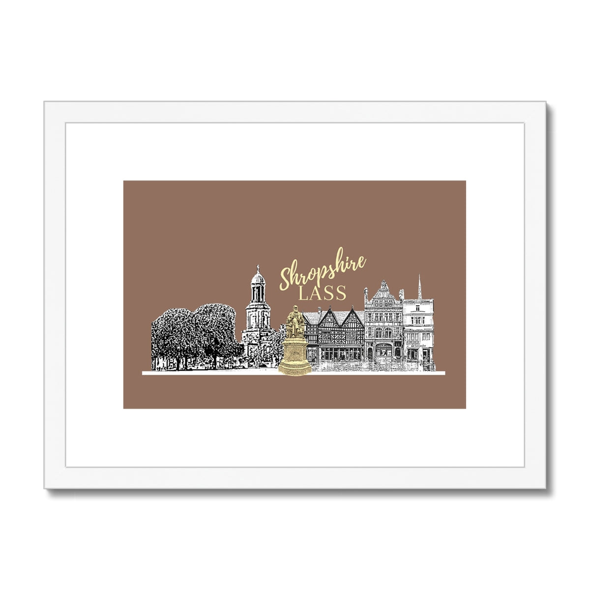 Shropshire Lass Stormfront Framed & Mounted Print