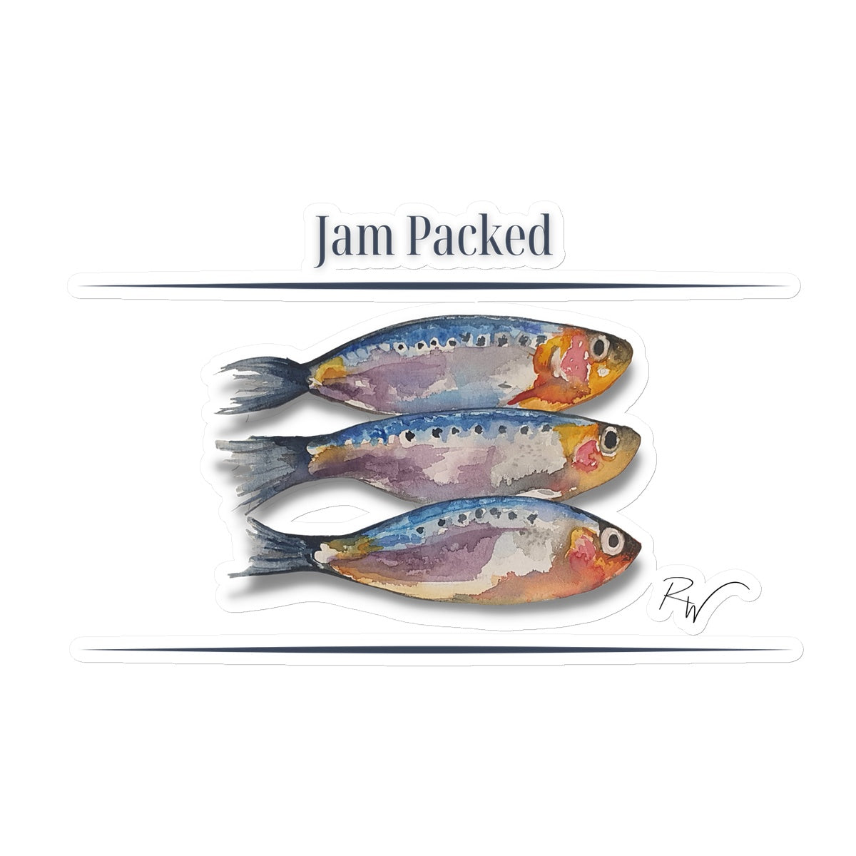 Jam Packed Sticker - Born, Bred & Buttered