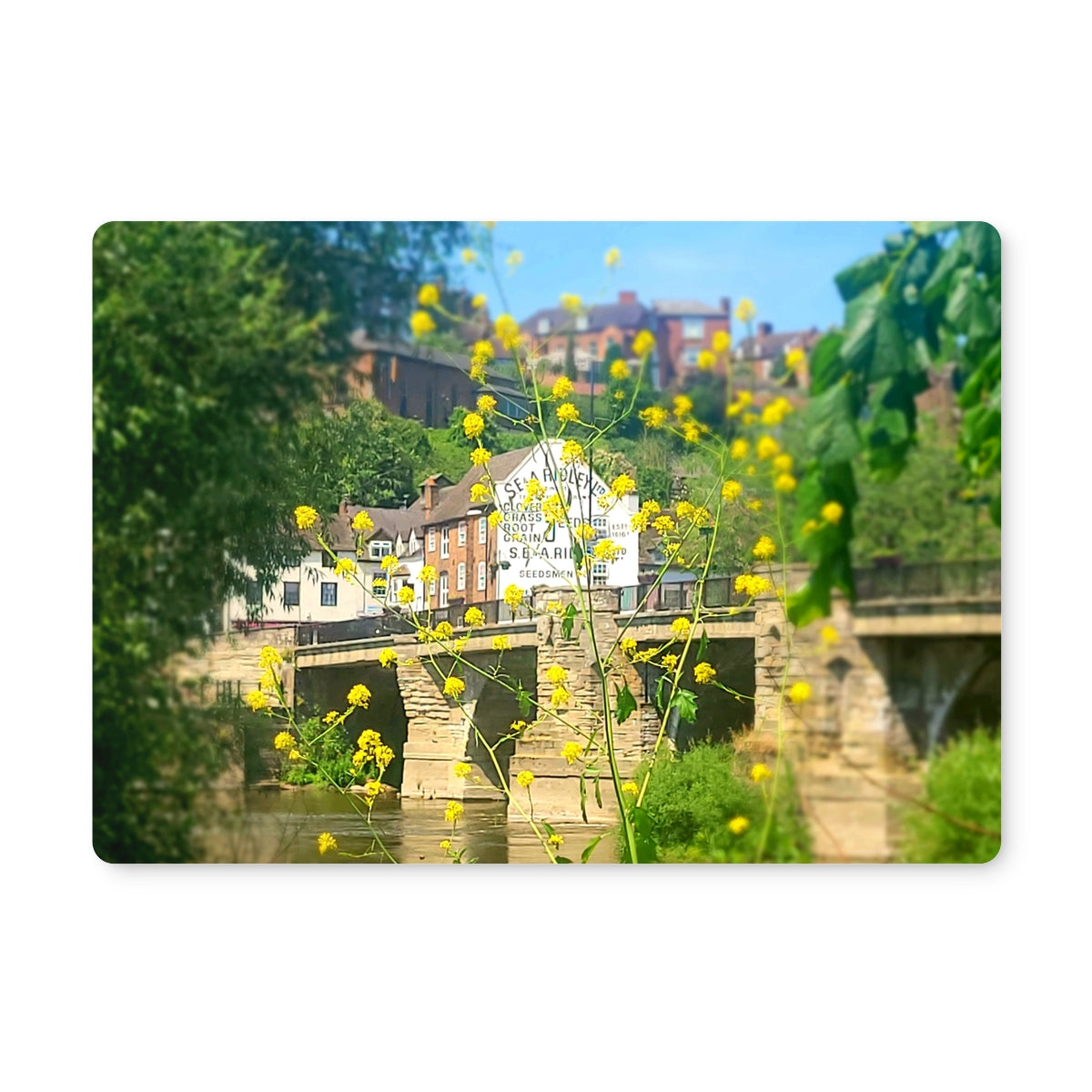 Bridgnorth from Severn Bridge Placemat - Born, Bred & Buttered