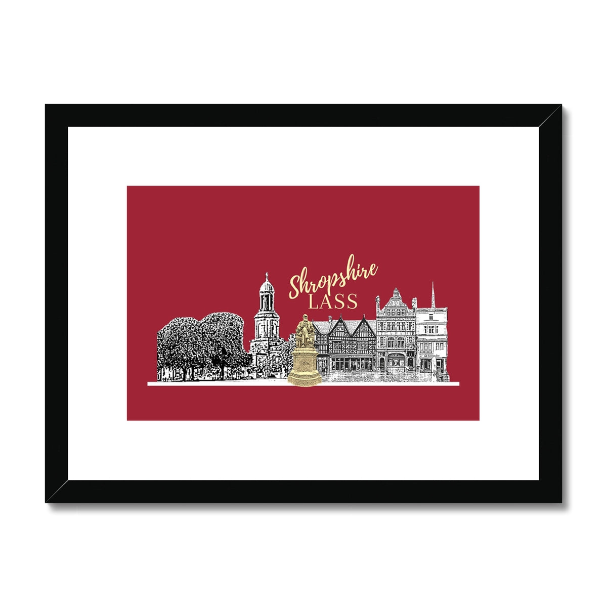 Shropshire Lass Framed & Mounted Print