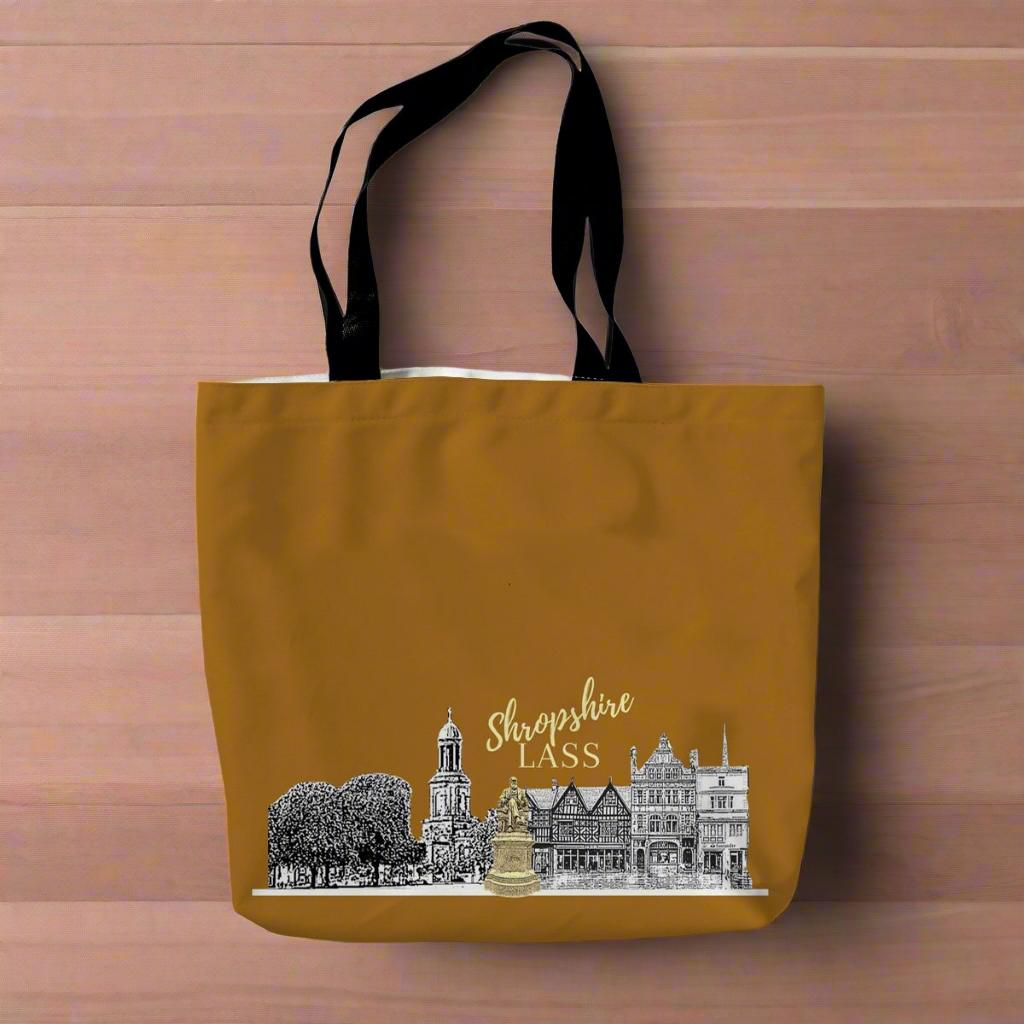 Shropshire Lass Winter 2024 Canvas Tote Bag