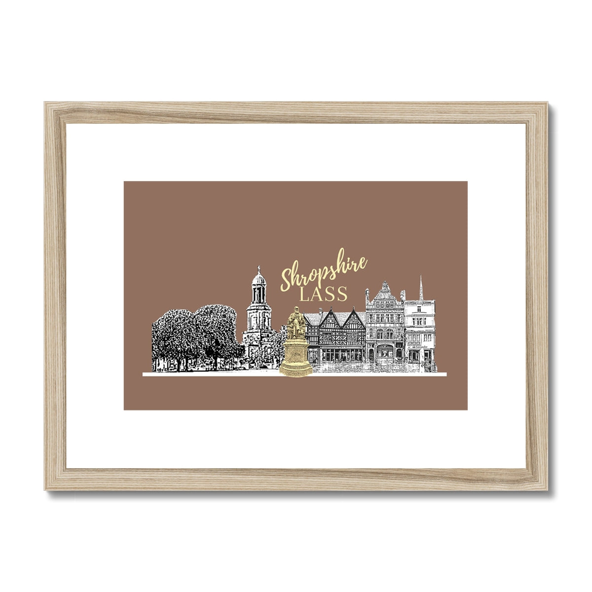 Shropshire Lass Stormfront Framed & Mounted Print