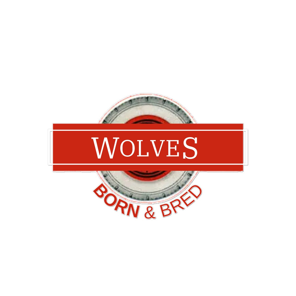Wolves Born & Bred Temporary Tattoo
