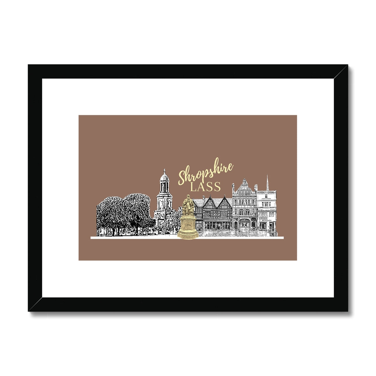 Shropshire Lass Stormfront Framed & Mounted Print