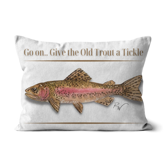 Give the Old Trout a Tickle Cushion - Born, Bred & Buttered