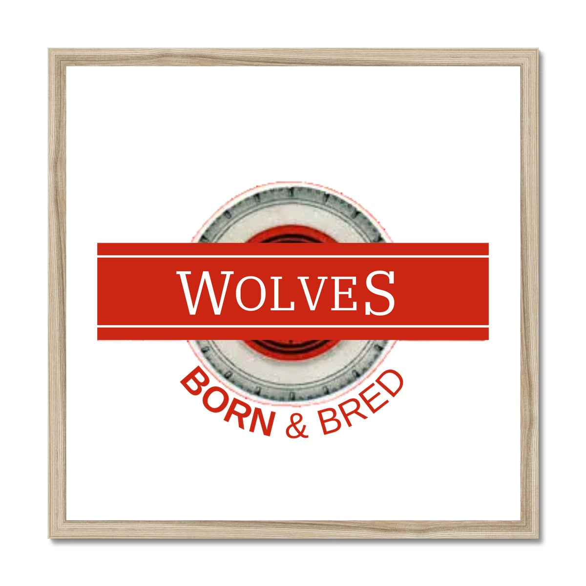 Wolves Born & Bred Budget Framed Poster