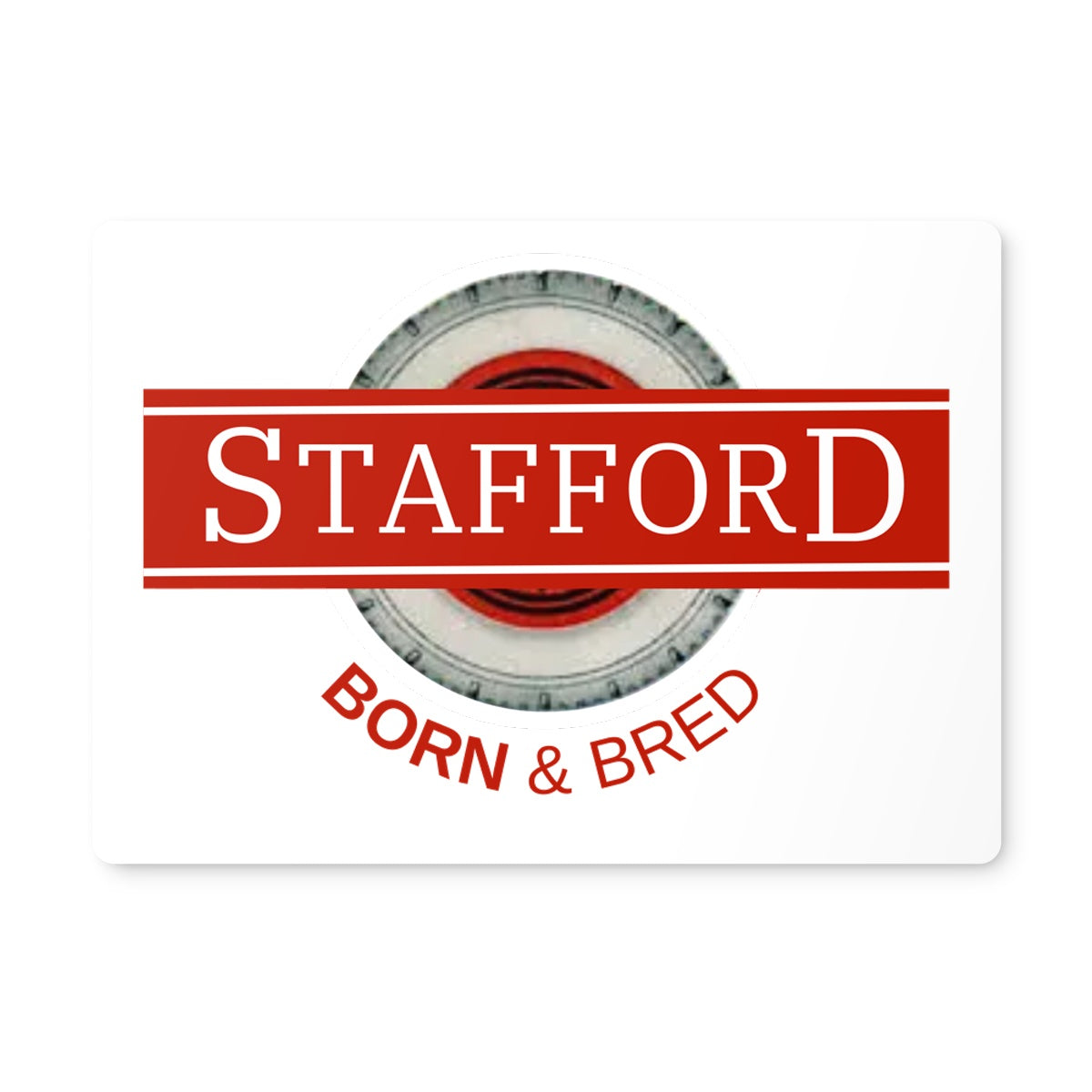 STAFFORD BORN & BRED Placemat - Born, Bred & Buttered