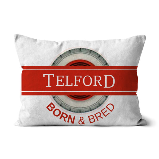 Telford BORN & BRED Cushion - Born, Bred & Buttered