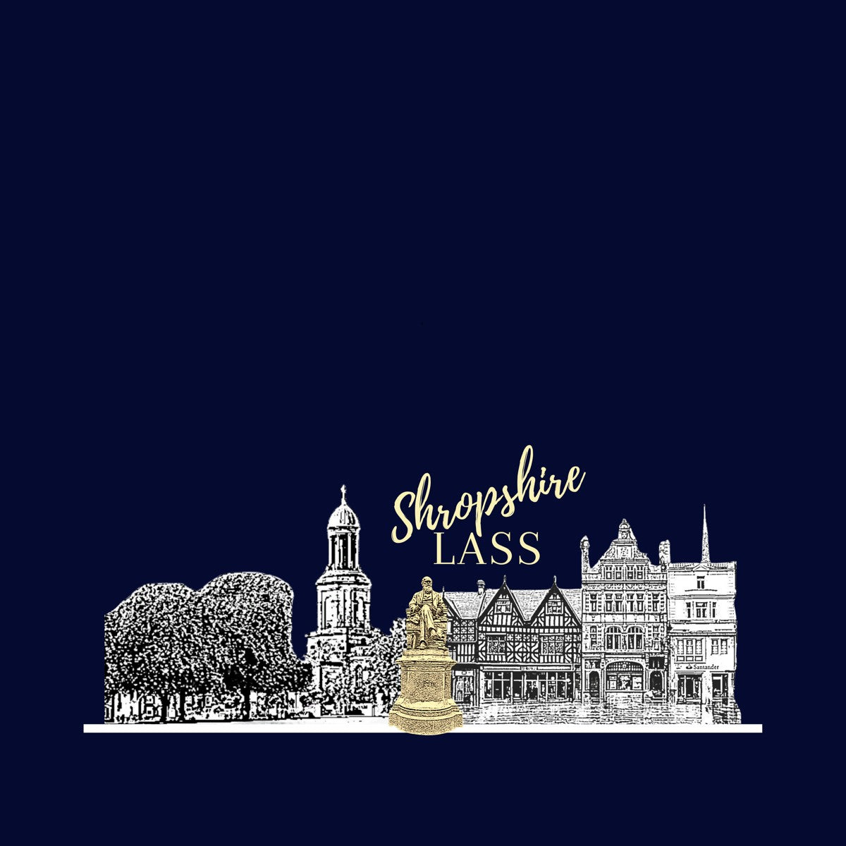 Shropshire Lass in Severn Blue