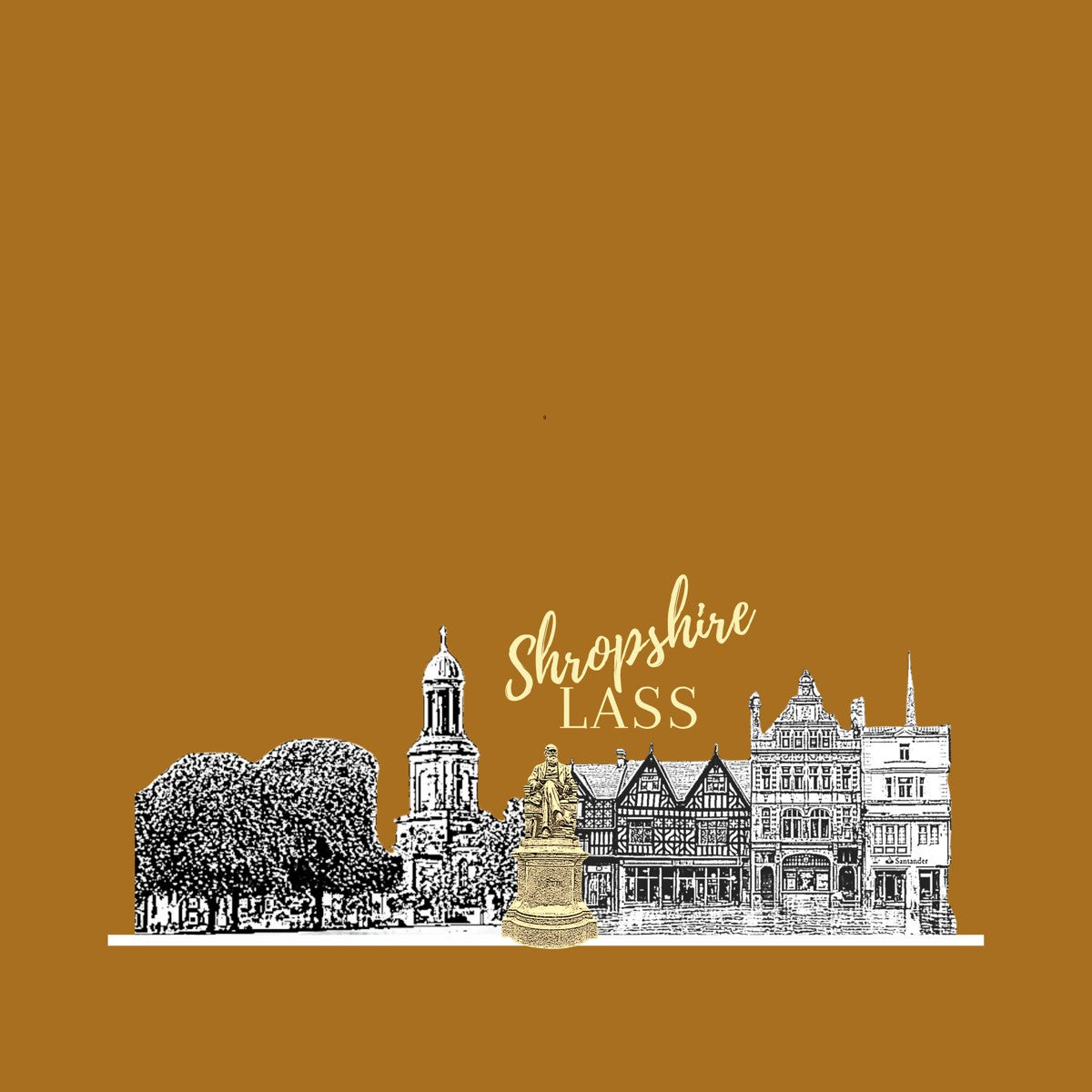 Shropshire Lass in Pendant Gold