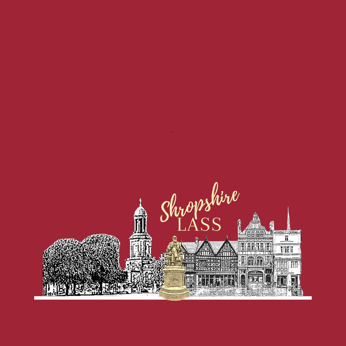 Shropshire Lass  in Clover Red