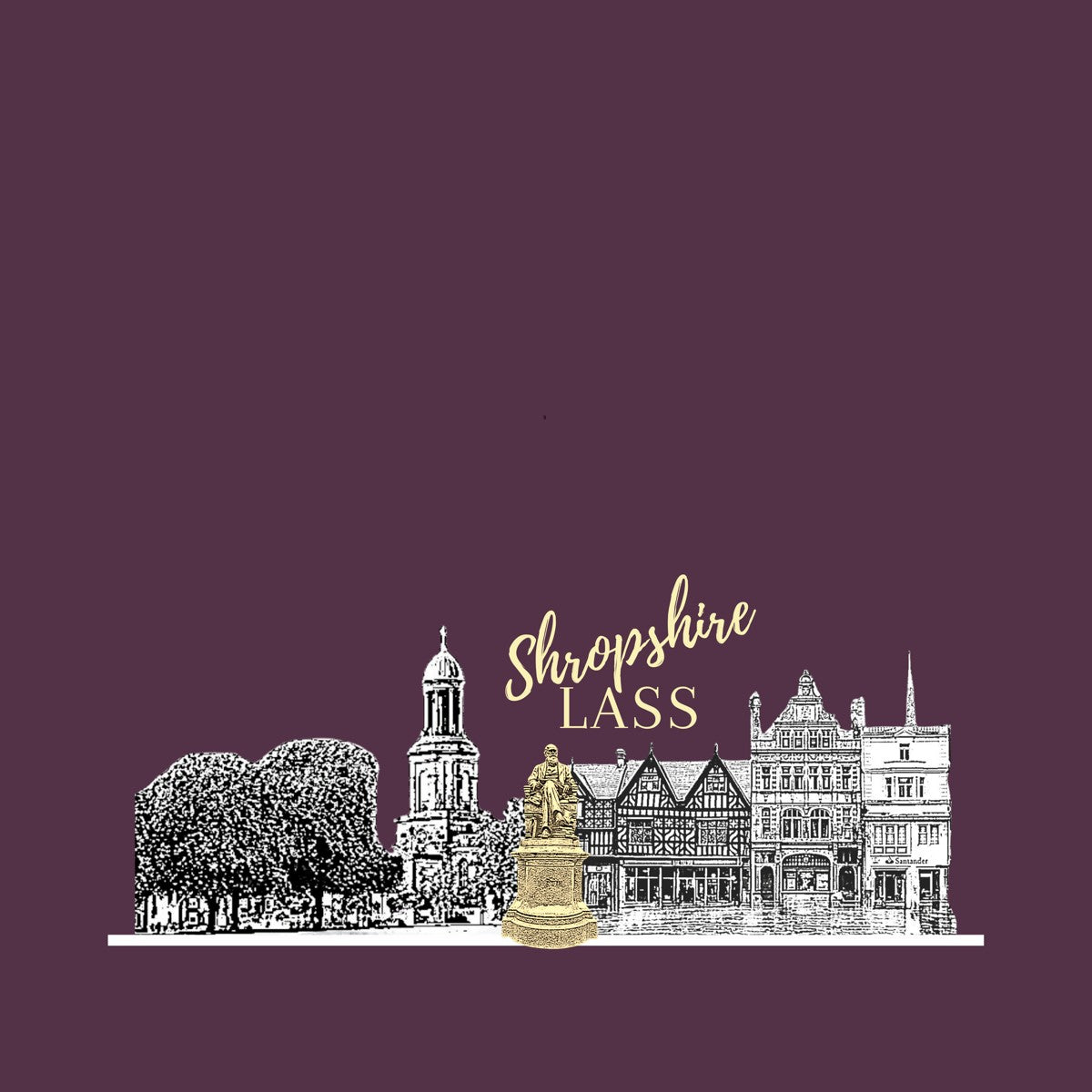 Shropshire Lass in Vintage Plum