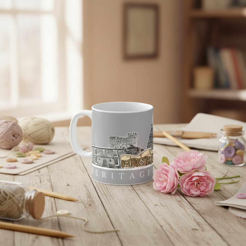 The Bostin' Black Country in Chain Grey Mug