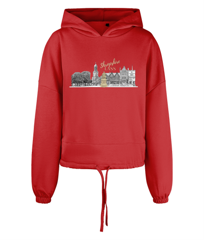 Women's Cropped Oversized Hoodie