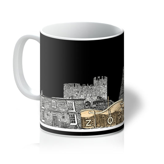 Black Country Yam Yam Coal Black Mug