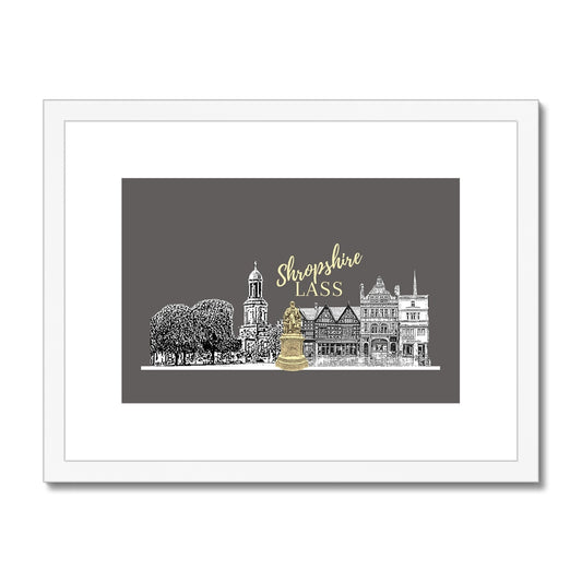 Shropshire Lass Storm Front Framed & Mounted Print